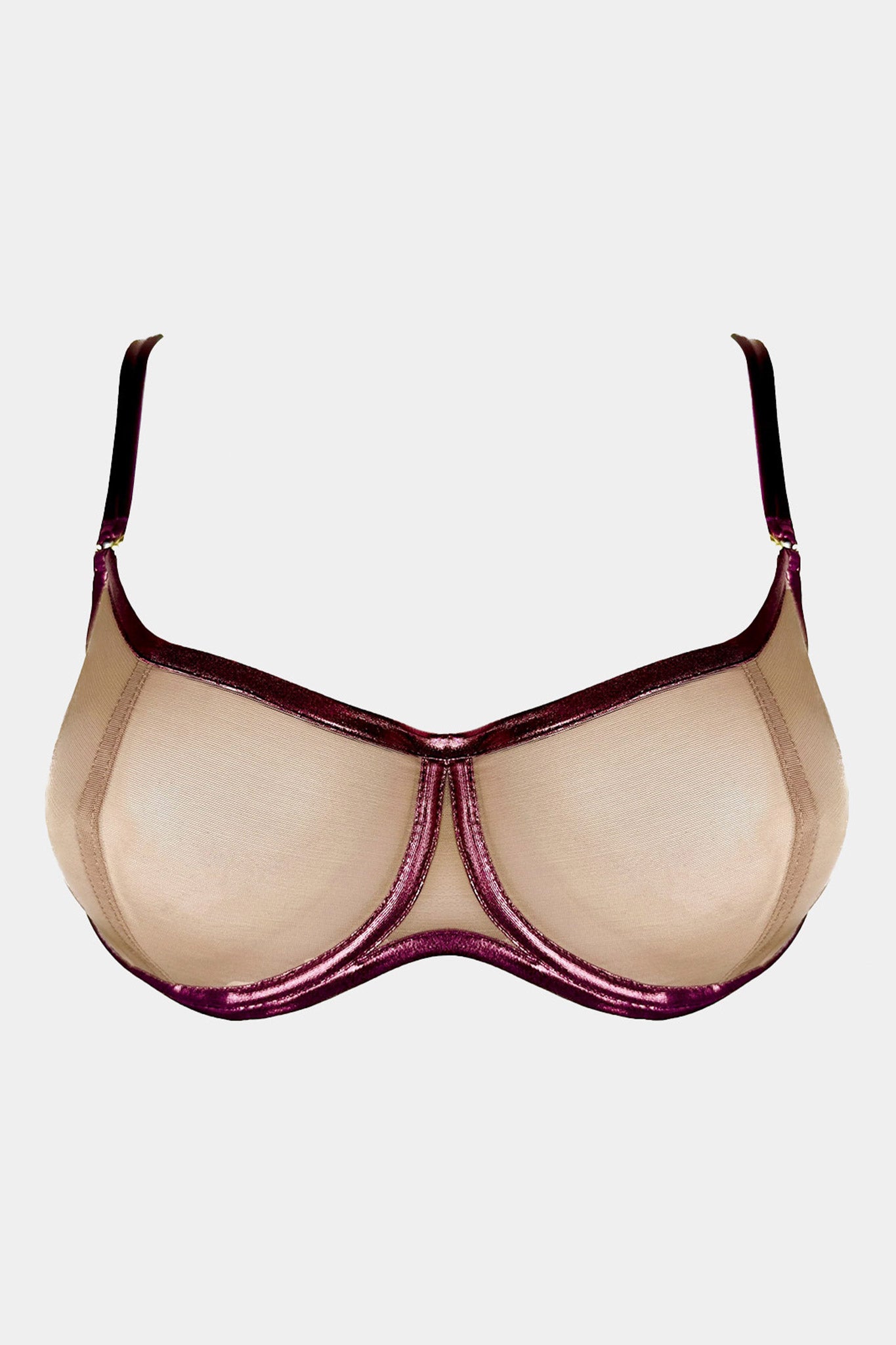 SOFT CUP BRA - TIFFANY - PLUM