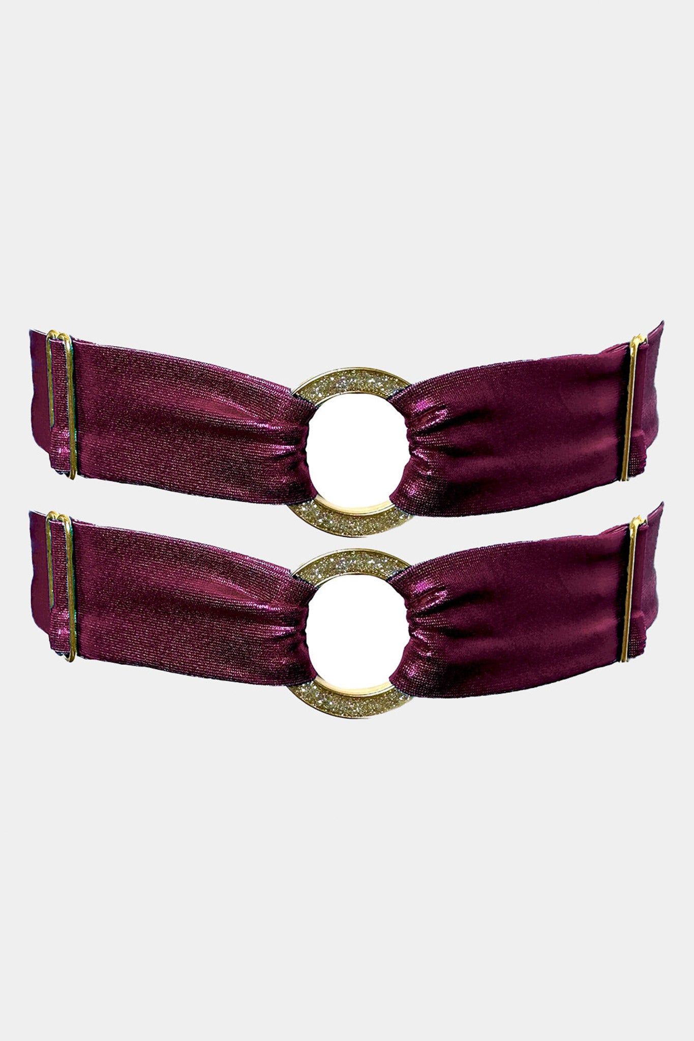 GARTER - TIFFANY - PLUM