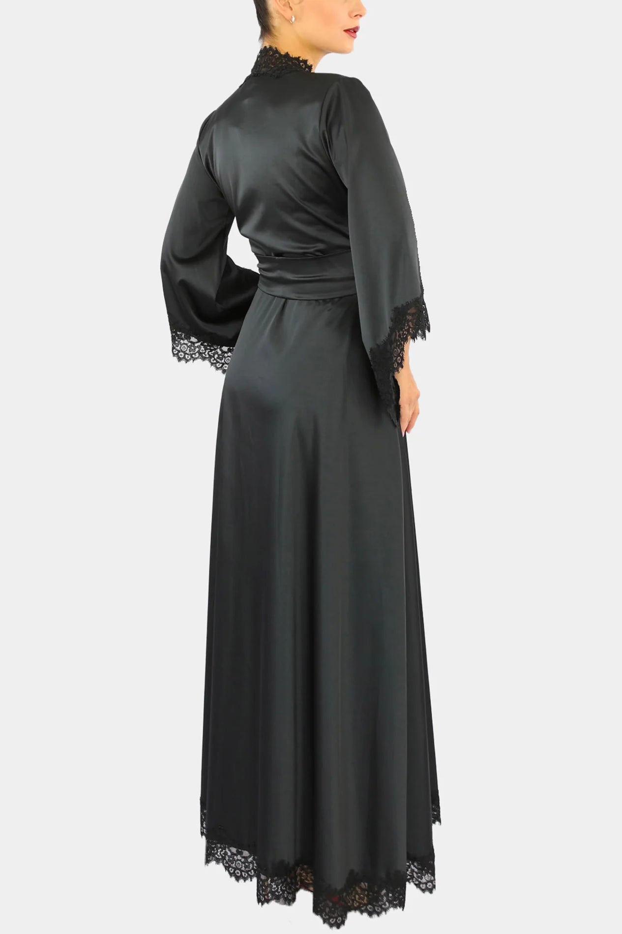 MILADY - BLACK - KIMONO LONG