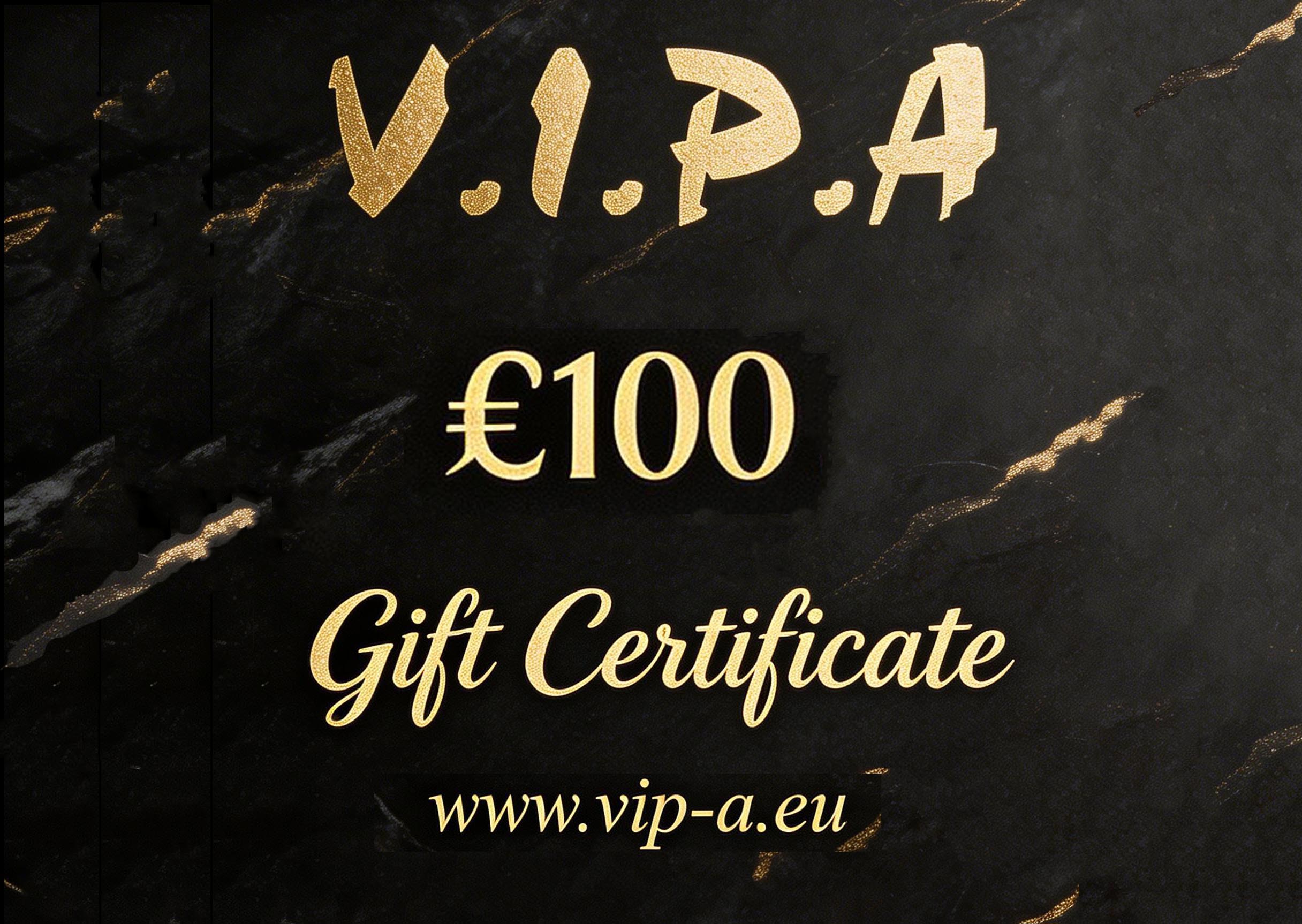 V.I.P.A Gift Card 100 Eur