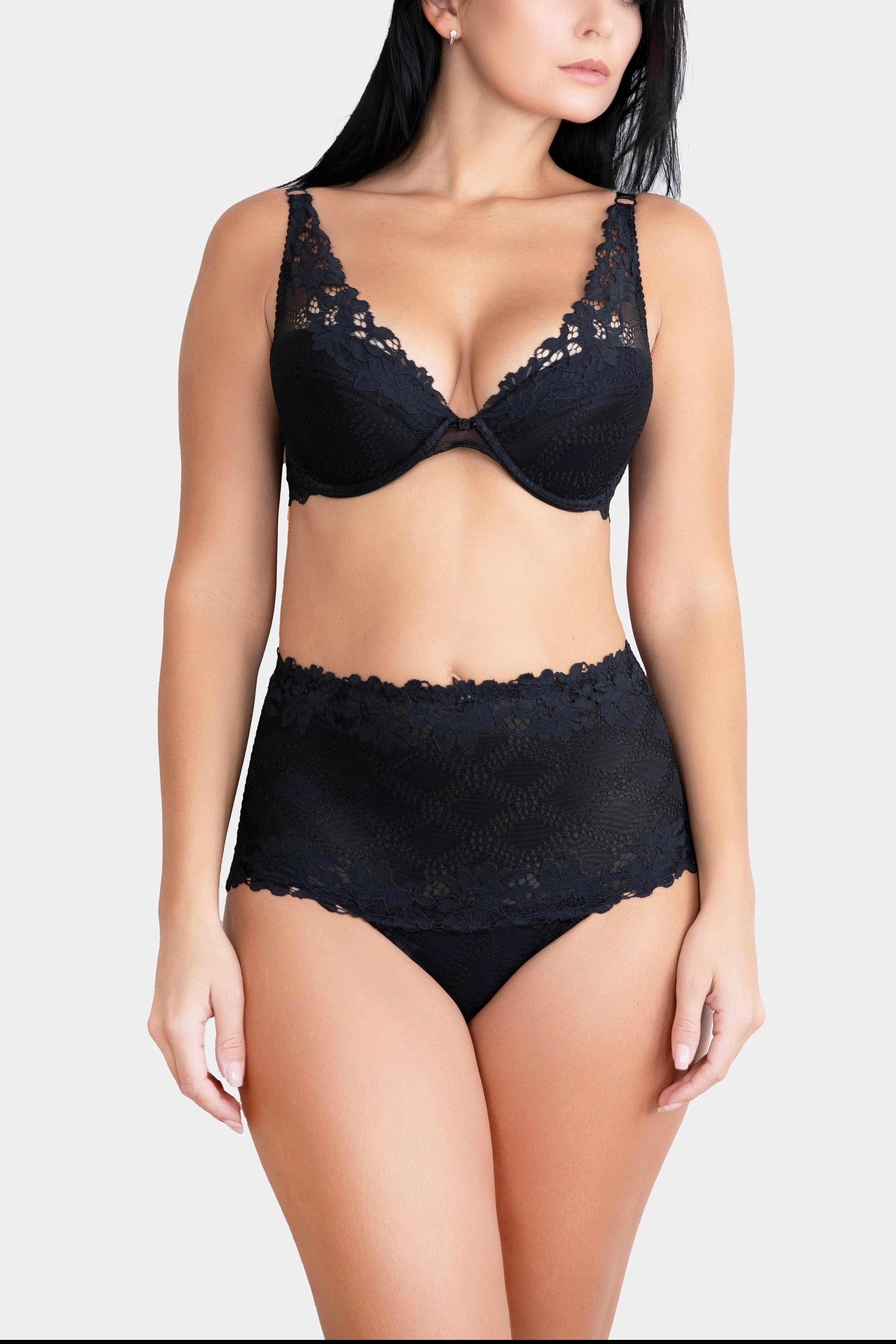 DANIELLA - BLACK - PUSH-UP BRA