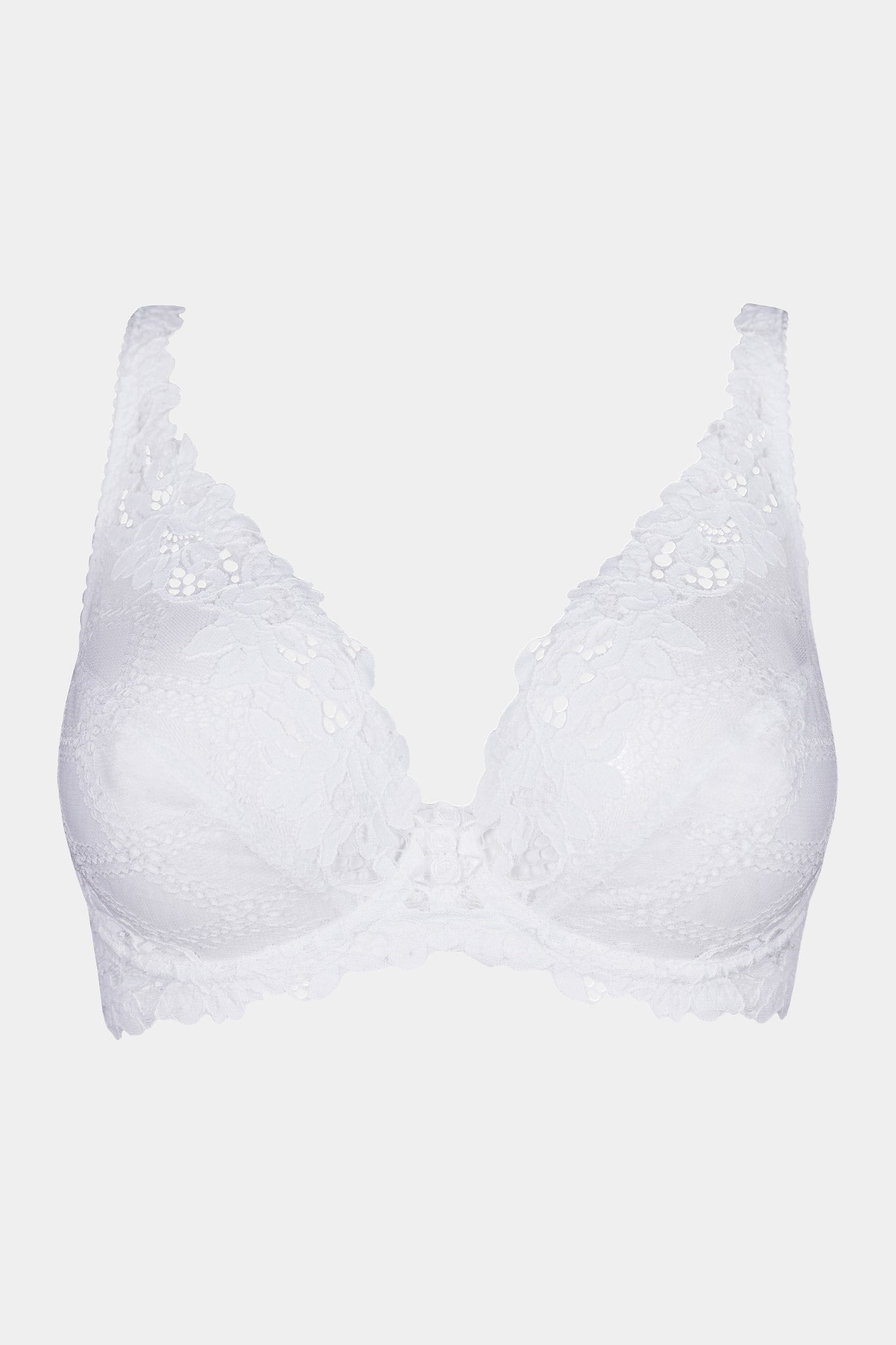 Daniella - White - Bralette push-up bra