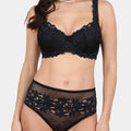 Daniella - Black - Balconette bra