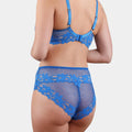 Daniella - Blue - High-waisted panty
