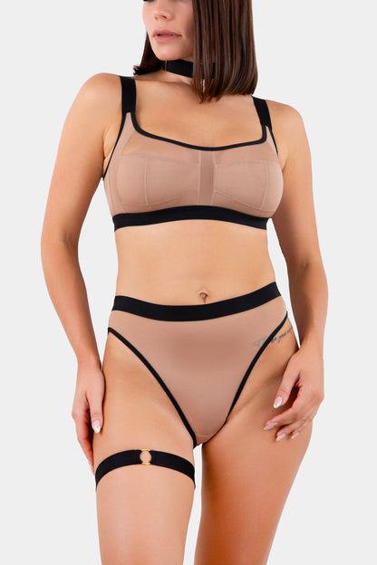 Panty - COFFEE LATTE - KAFFEE SCHWARZ