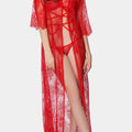 JACQUELINE - RED - KIMONO