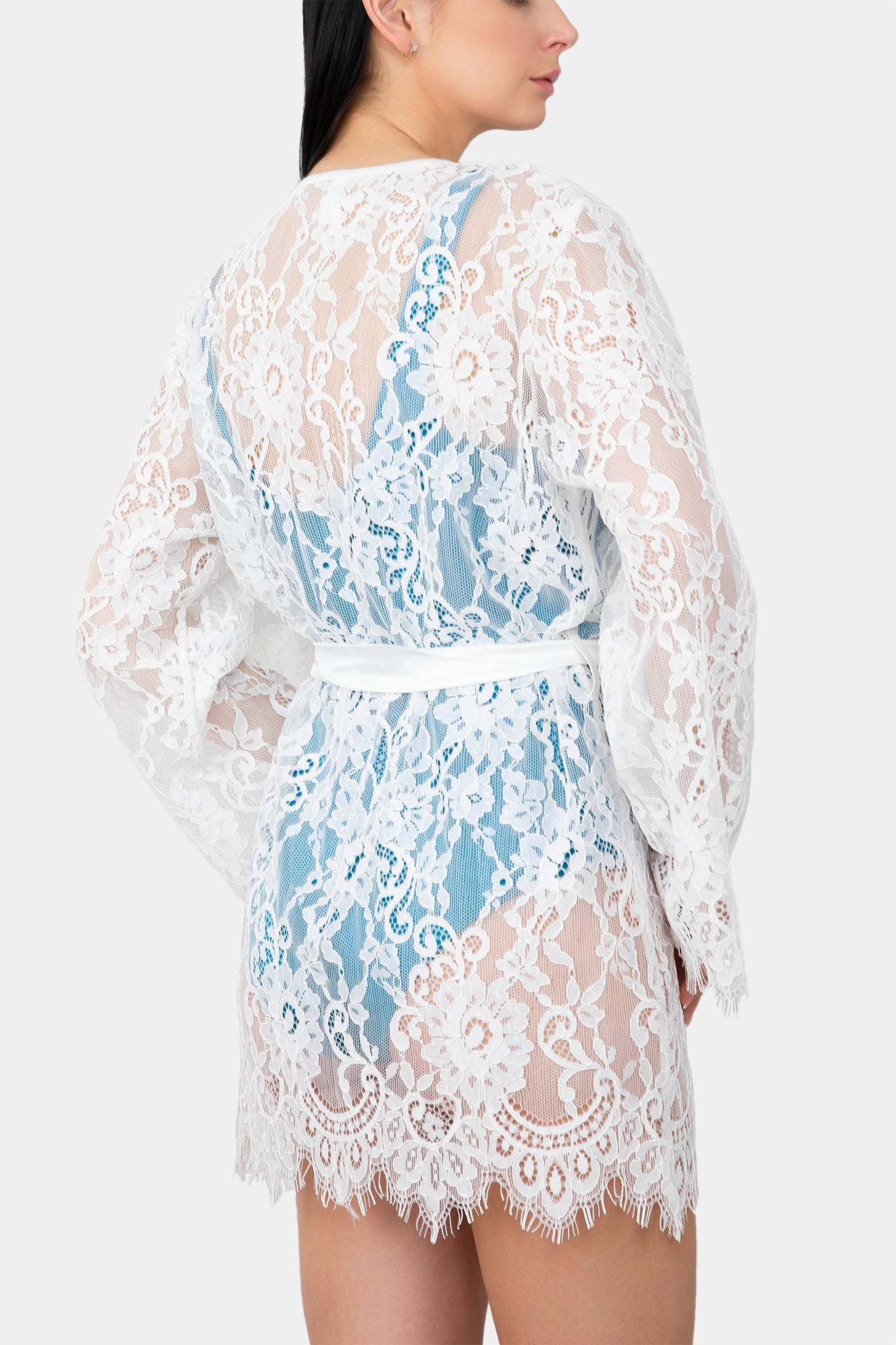 KIMONO SHORT - VERSAILLES - MILK