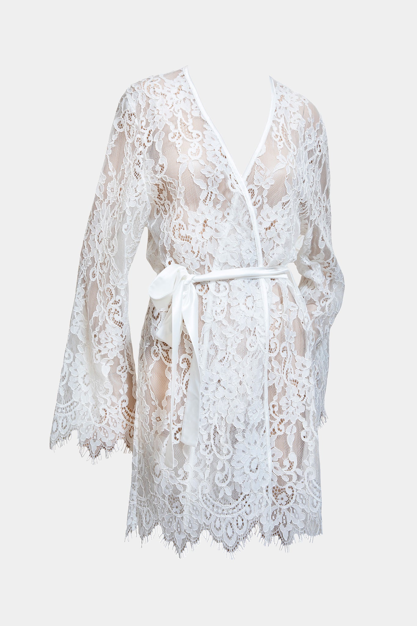 KIMONO SHORT - VERSAILLES - MILK