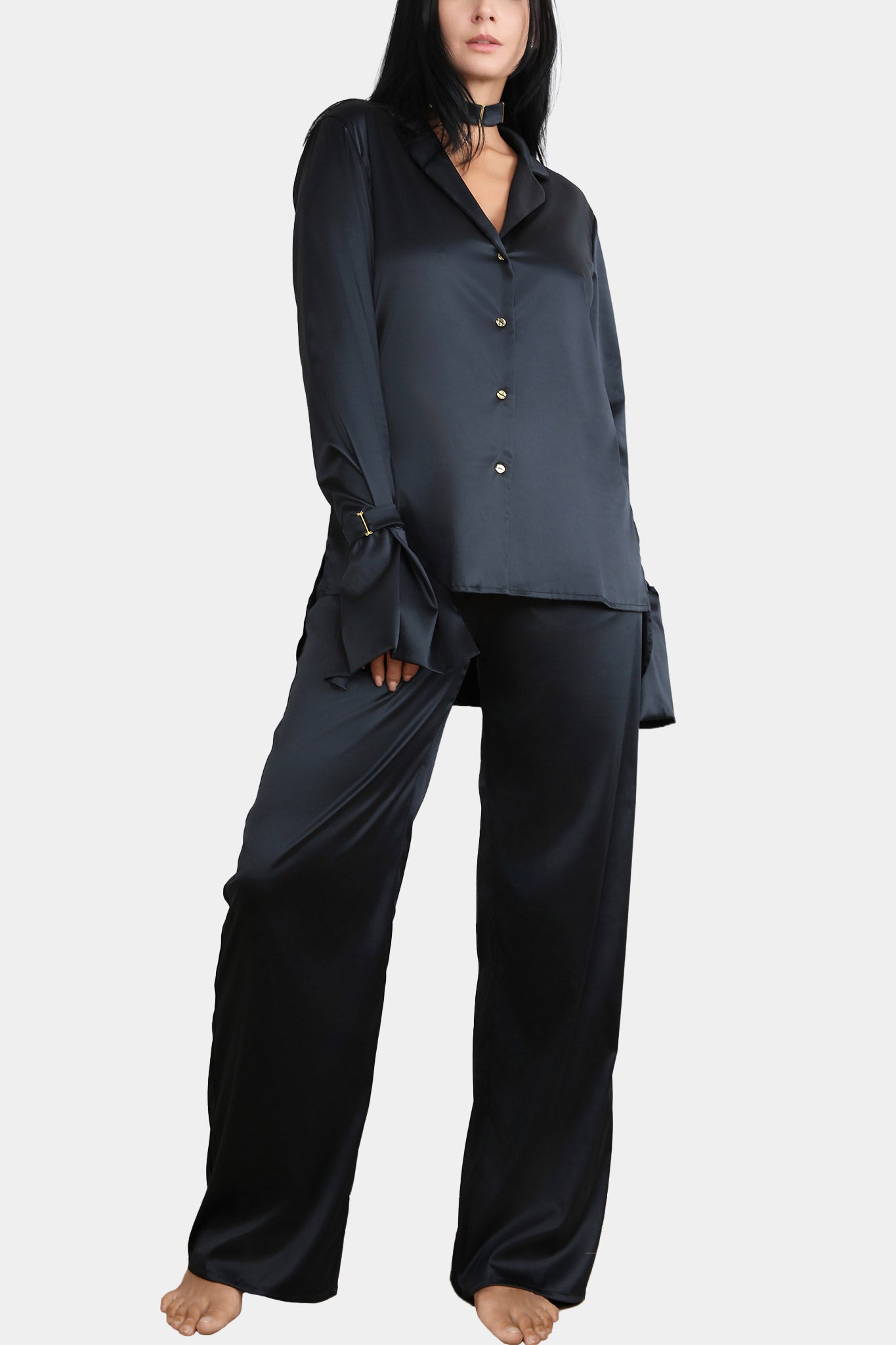 SHIRT - ROYAL SAPPHIRE - BLACK