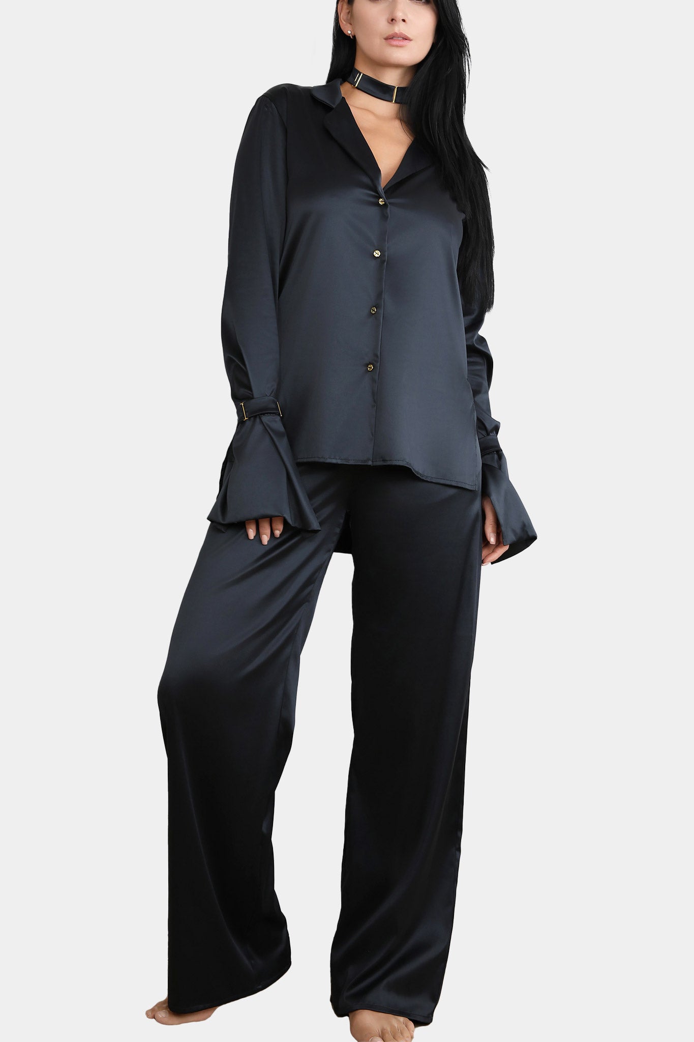 SHIRT - ROYAL SAPPHIRE - BLACK
