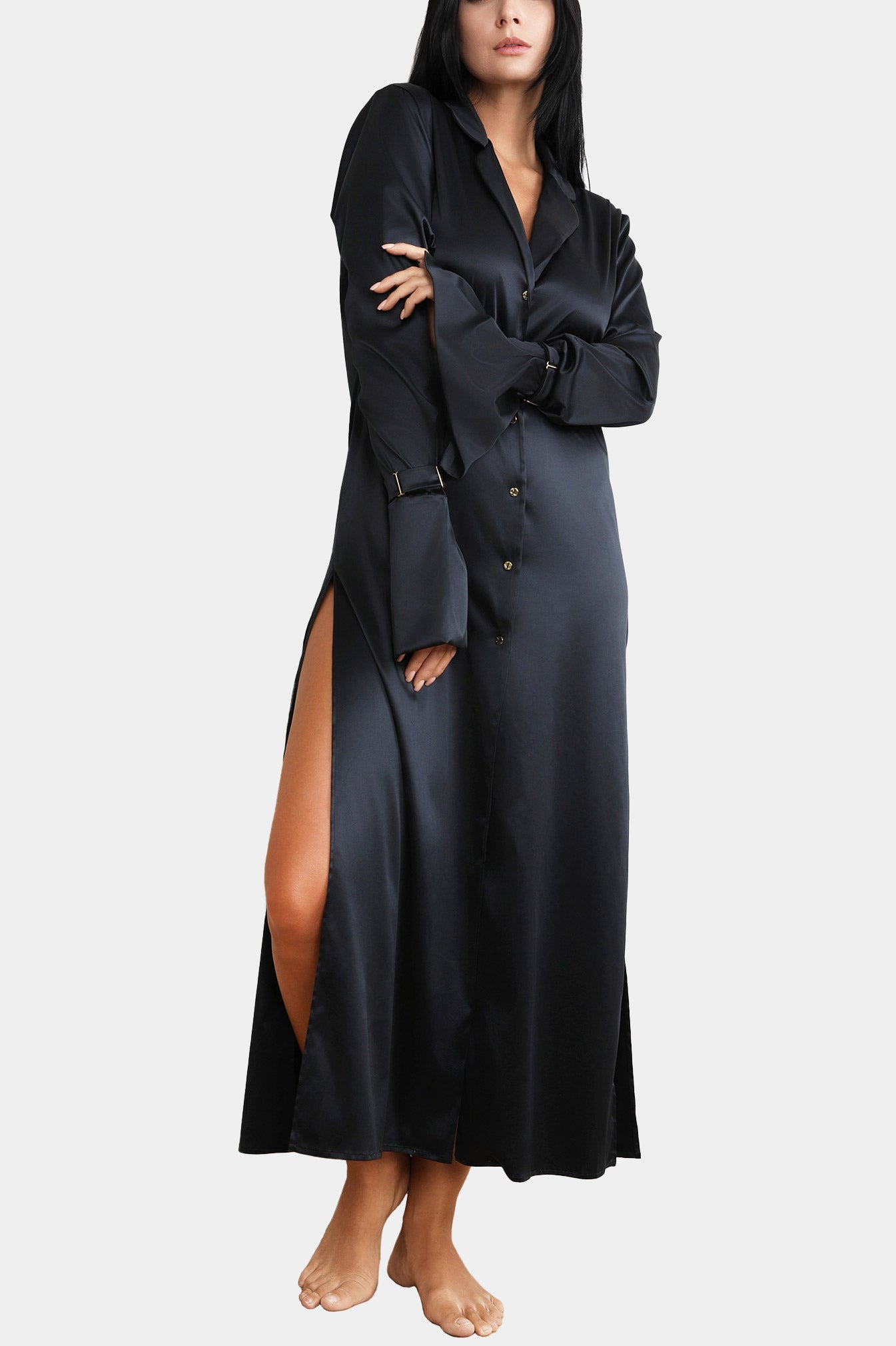 Royal Sapphire - Black - Kimono