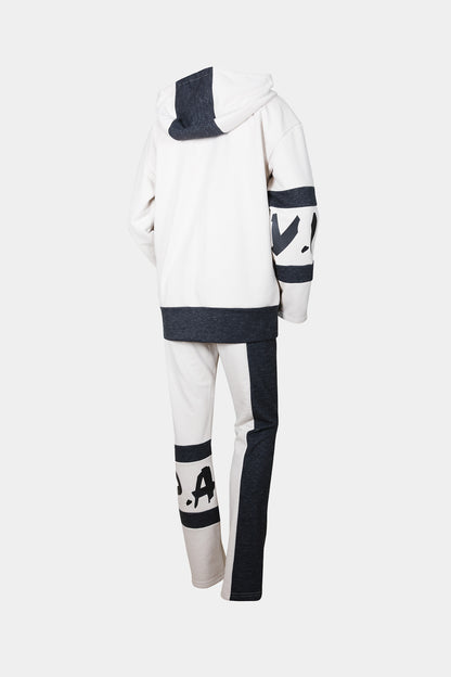 PANTS - HOODY - BEIGE/GREY