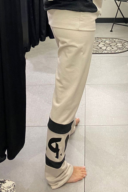 PANTS - HOODY - BEIGE/GREY