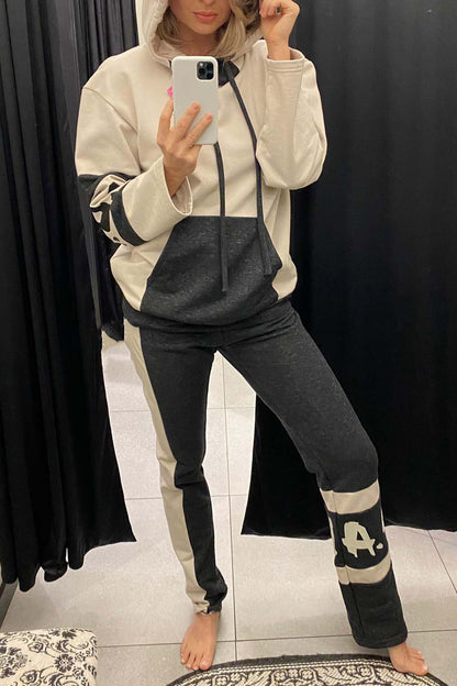 HOODY - HOODY - BEIGE/GREY