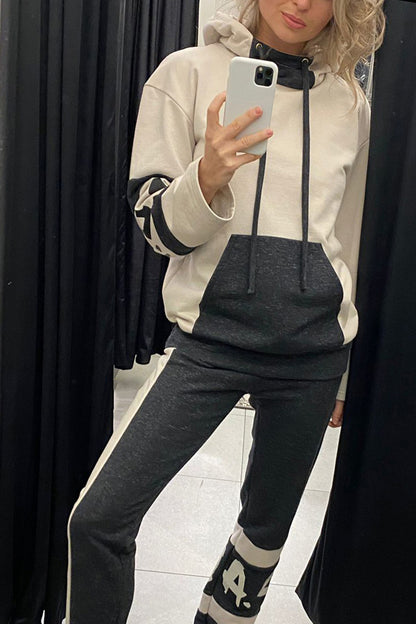HOODY - HOODY - BEIGE/GREY