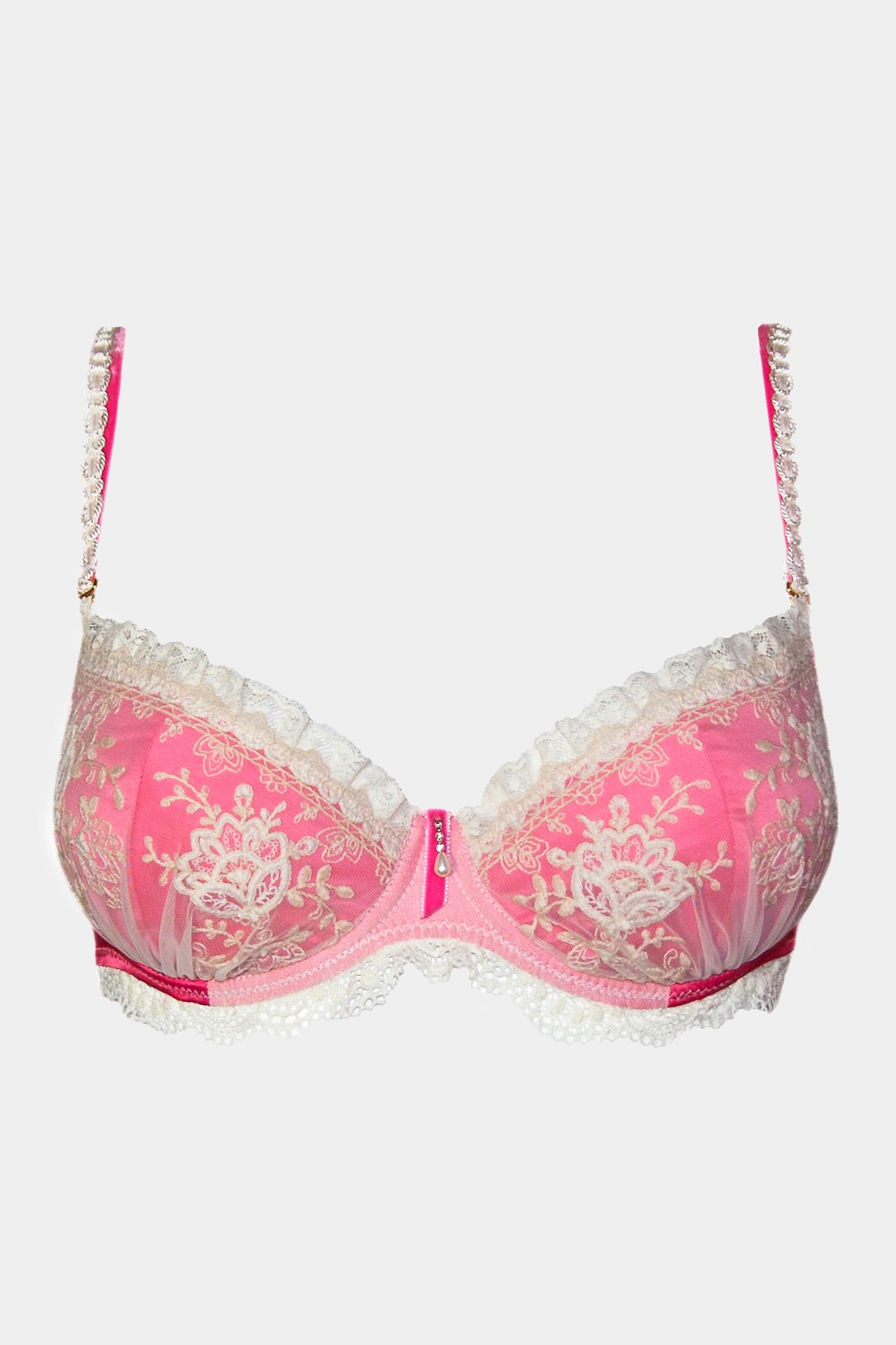 PUSH-UP BRA - ANDREA - PINK/MILK