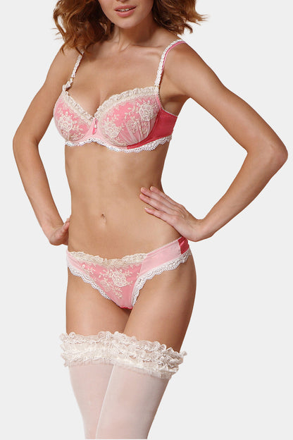 PUSH-UP BRA - ANDREA - PINK/MILK