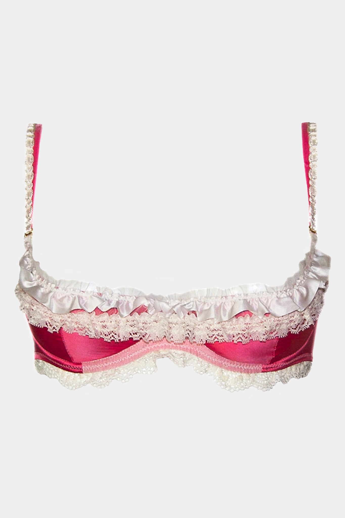 OPEN BRA - ANDREA - PINK/MILK