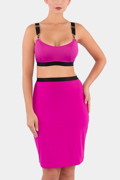 SKIRT SWIM - BLOSSOM - FUCHSIA