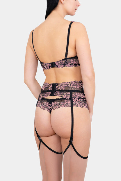 PUSH-UP BRA - DANIELLA - BLACK PINK
