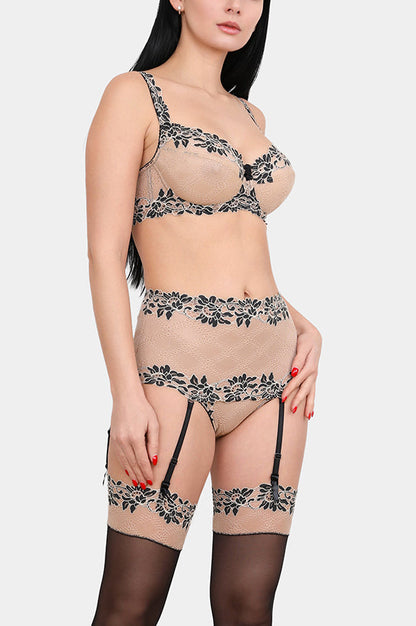 DANIELLA  - NUDE BLACK - BRA - SOFT