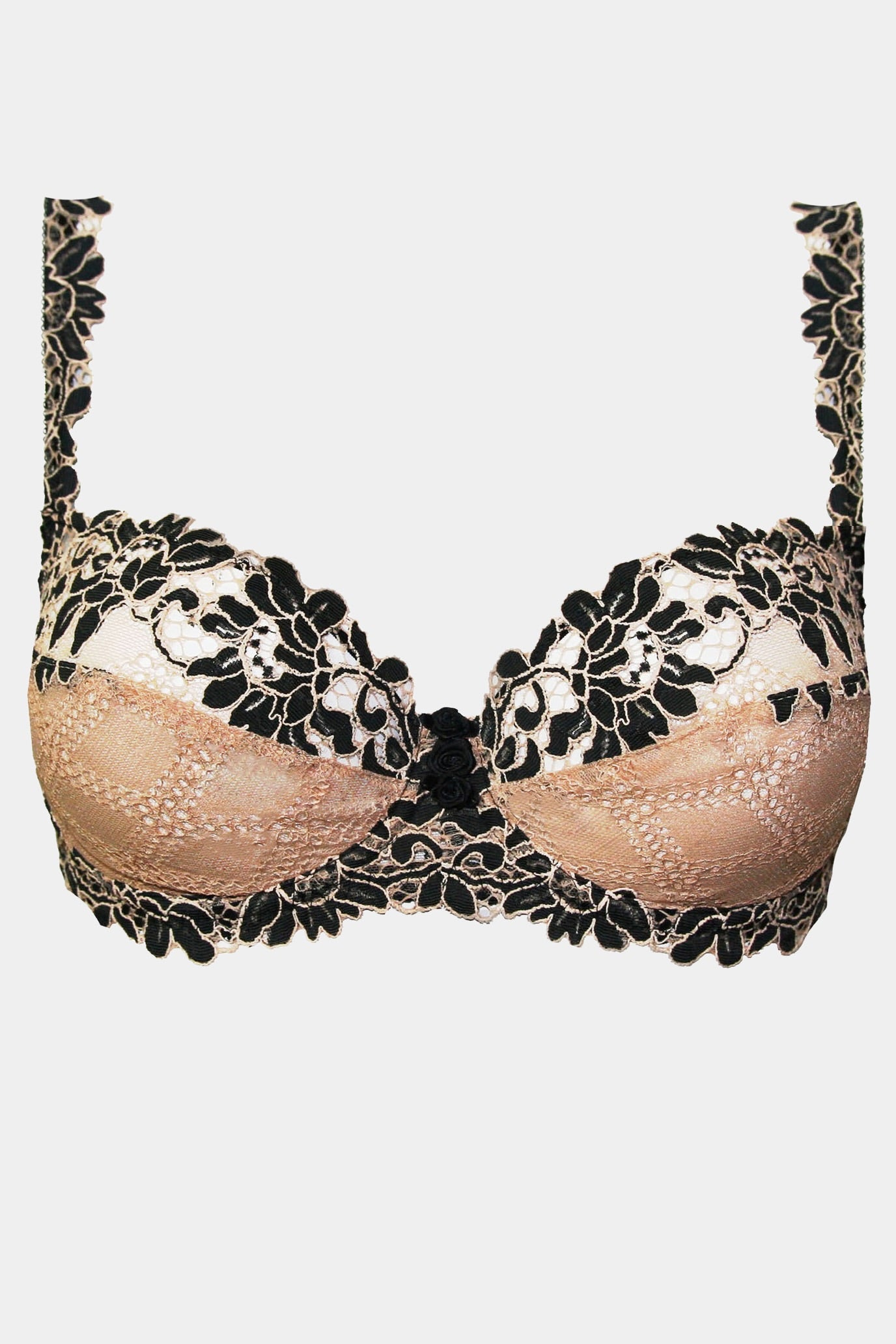 DANIELLA  - NUDE BLACK - BRA - SOFT