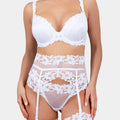 Daniella- White - Super push-up underwire bra