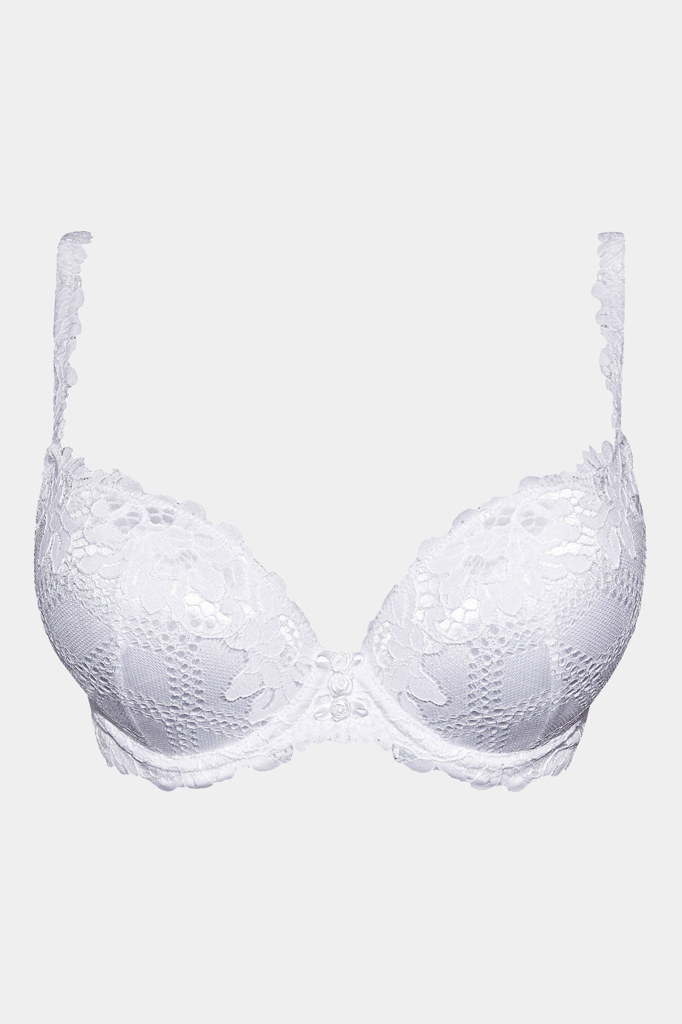 Daniella- White - Super push-up underwire bra