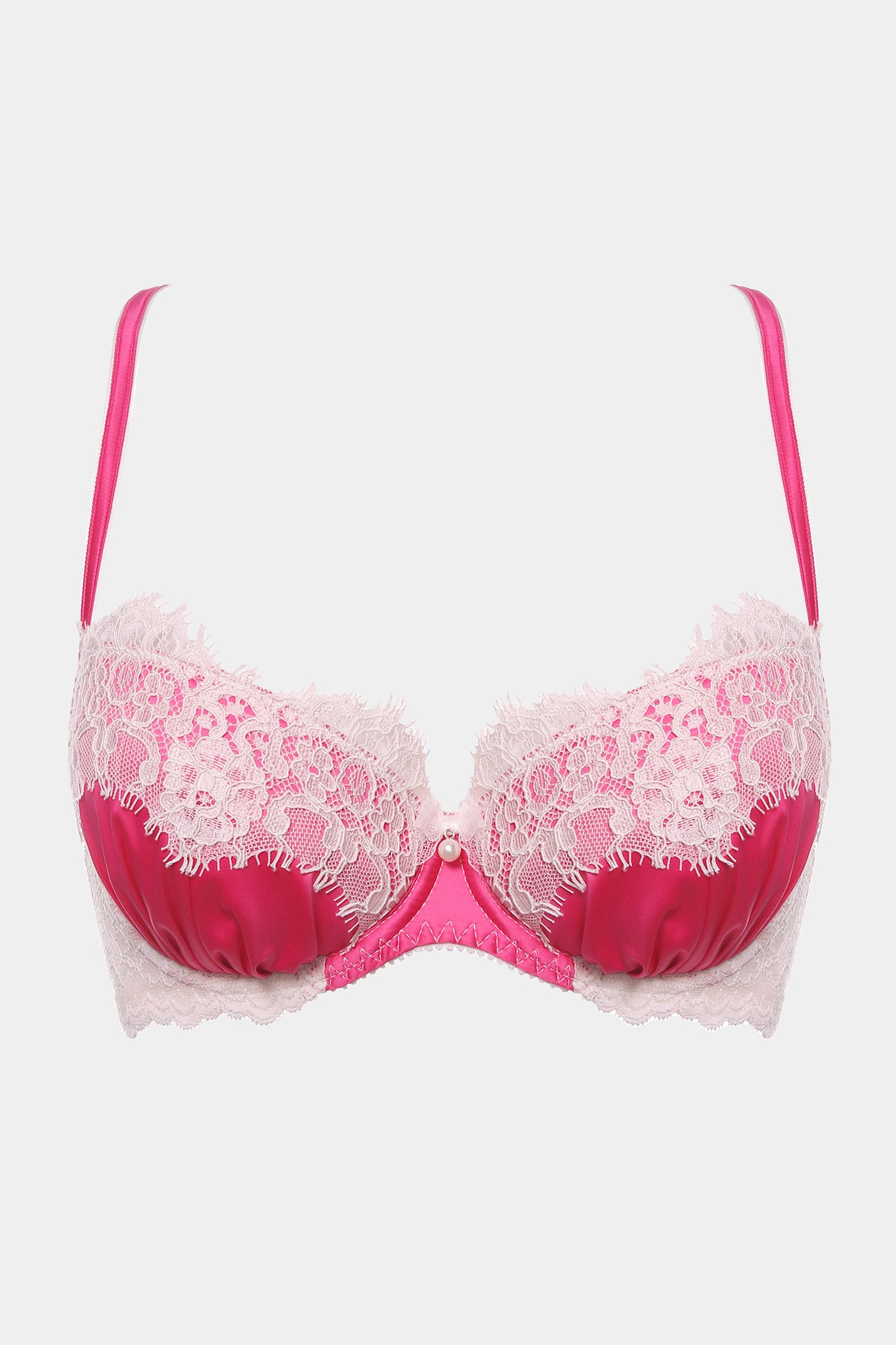 PUSH-UP BRA - MOZART - PINK/MILK