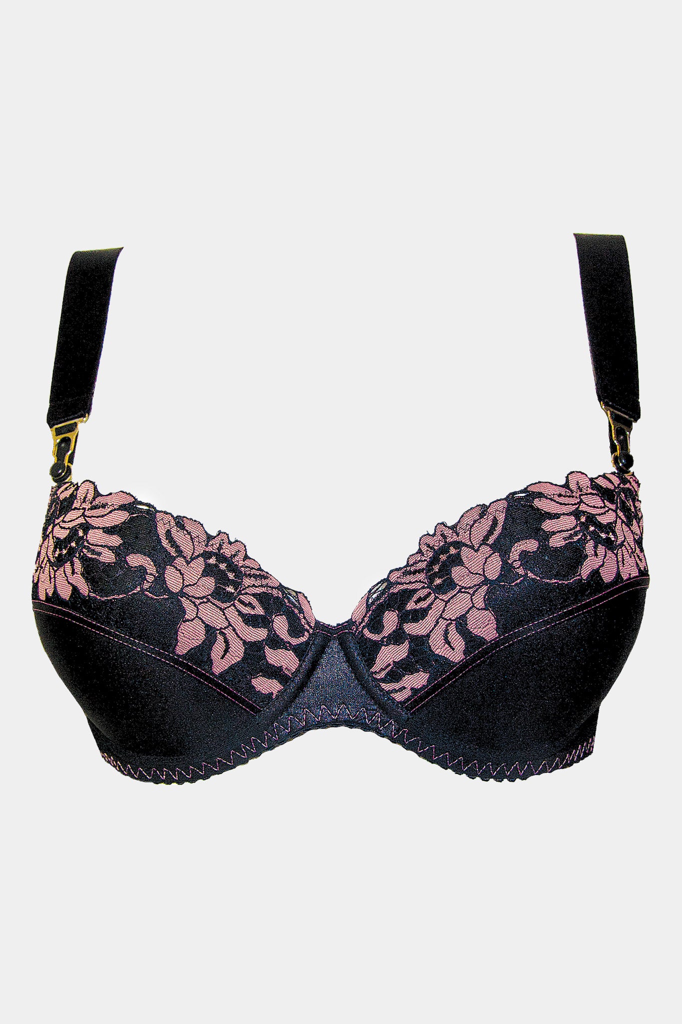 Push-up-BH - HENRIETTA - SCHWARZ ROSA
