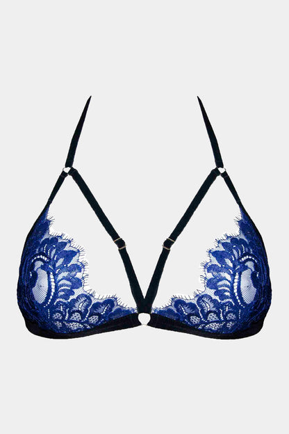 TRIANGLE BRA - LABELIA - BLUE