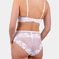 Daniella - White - High-waisted panty