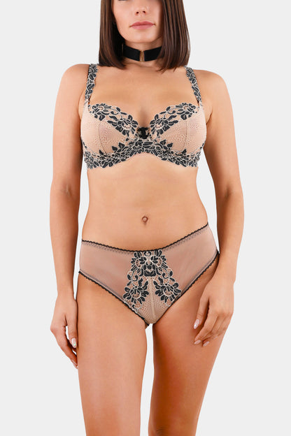 DANIELLA - COFFEE BLACK - BRA SOFT