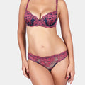 DEBORA - BLUE PINK - BRA PUSH-UP