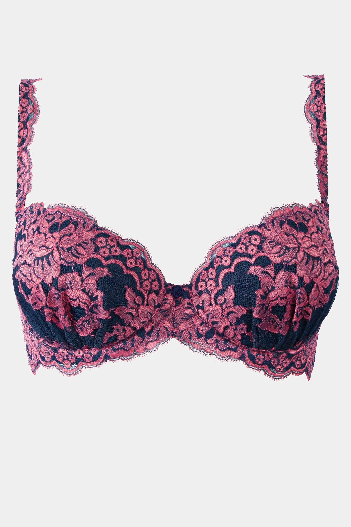 DEBORA - BLUE PINK - BRA PUSH-UP