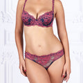 DEBORA - BLUE PINK - BRA PUSH-UP