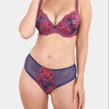 DEBORA - BLUE PINK - BRA SUPER PUSH-UP