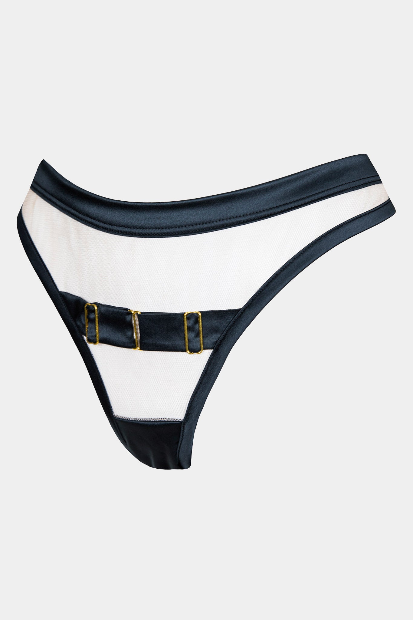 Royal Sapphire - Black - Thong