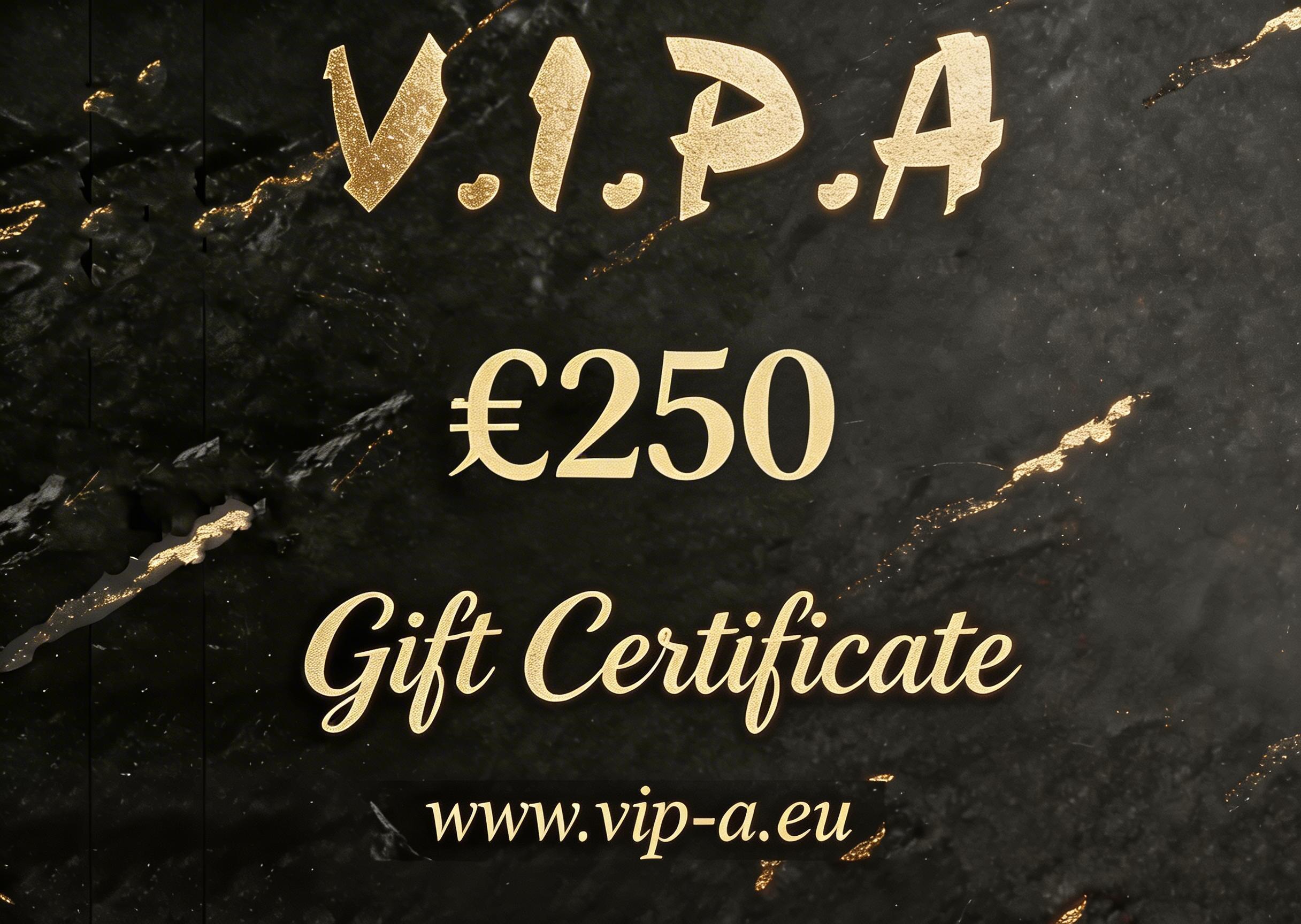 Подарок Уверенности и Элегантности – Подарочная Карта V.I.P.A






