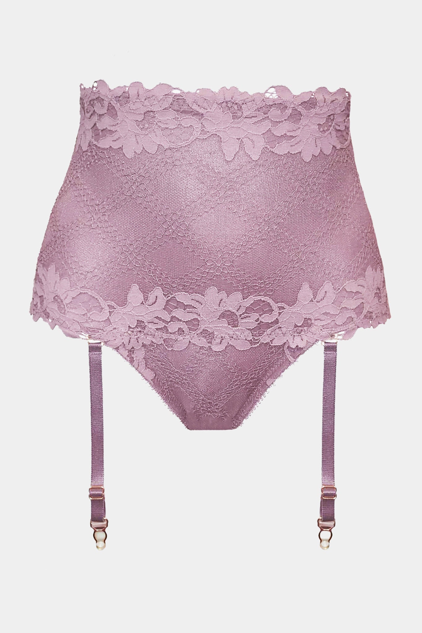 HIGH-WAIST PANTY - DANIELLA - OLD ROSE