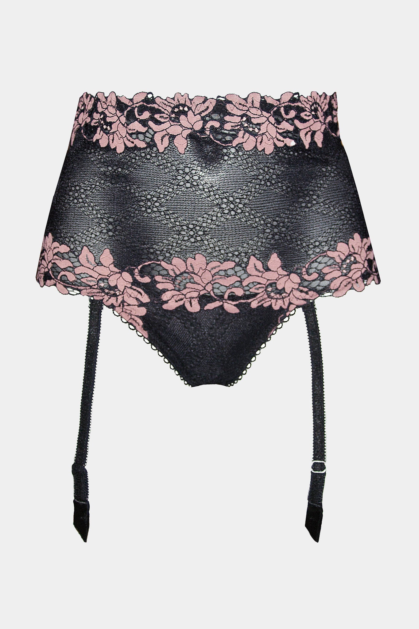 Daniella - Black pink - High-waisted panty