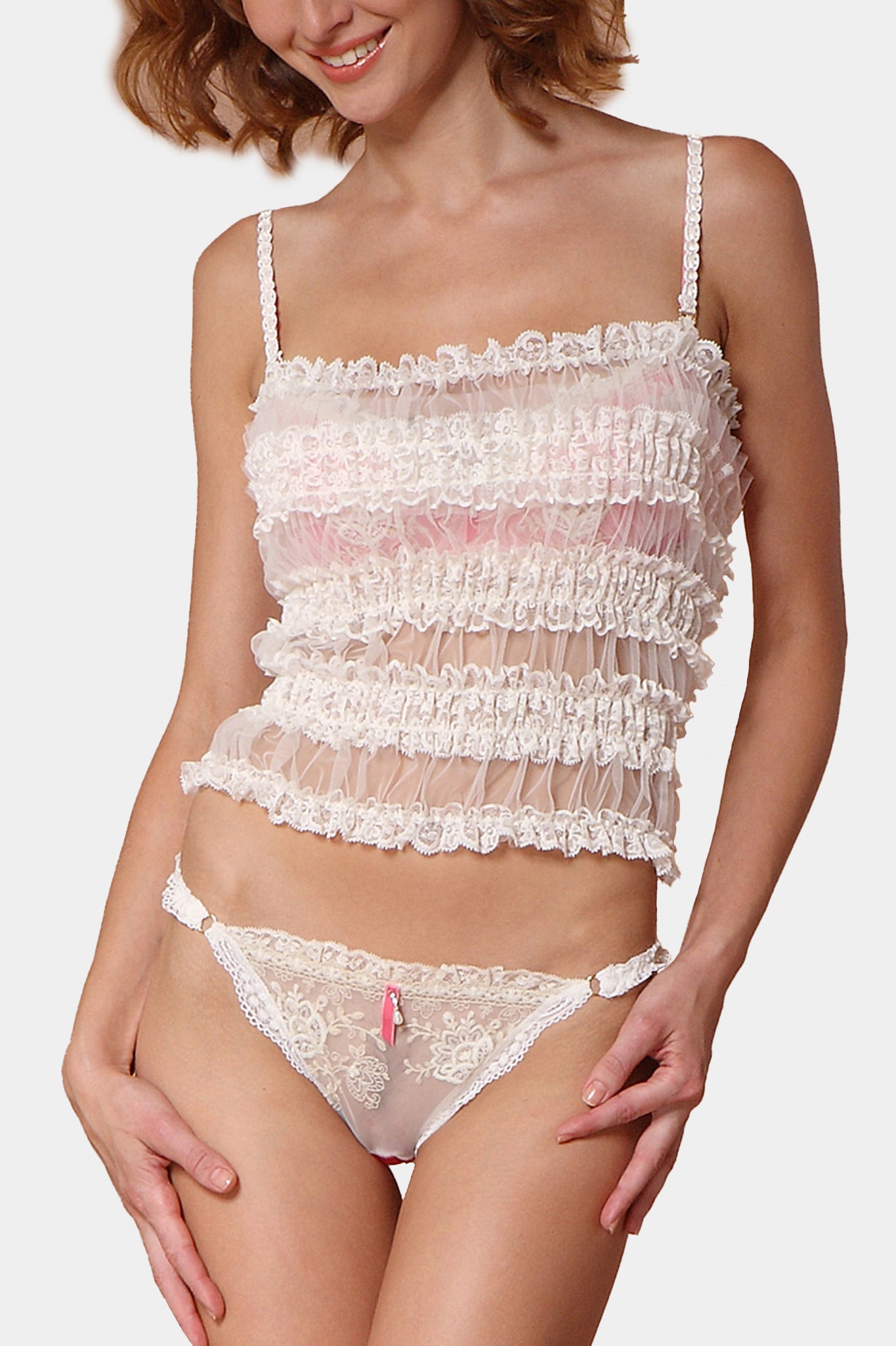 ANDREA - PINK/MILK - TOP