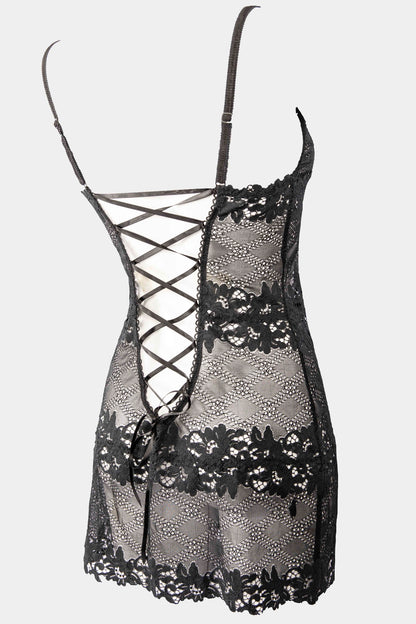 DANIELLA - BLACK - BABYDOLL