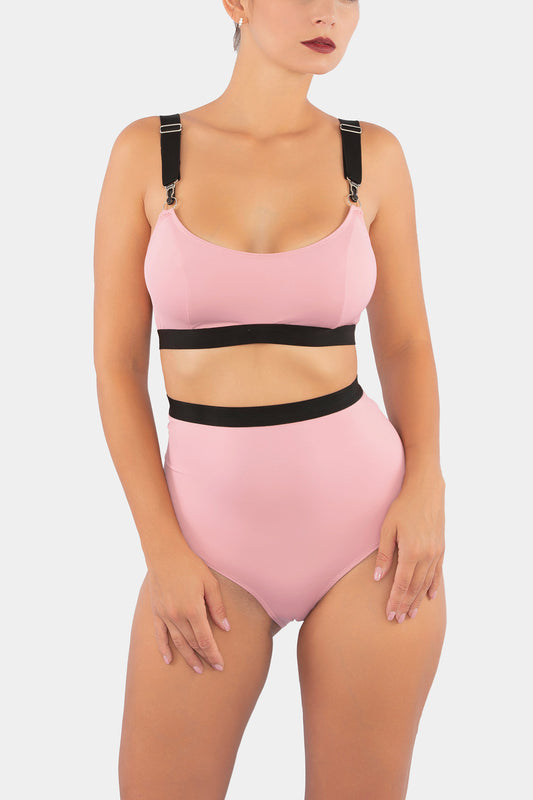 SWIM - BLOSSOM - PINK - HIGH-WAISTED PANTY