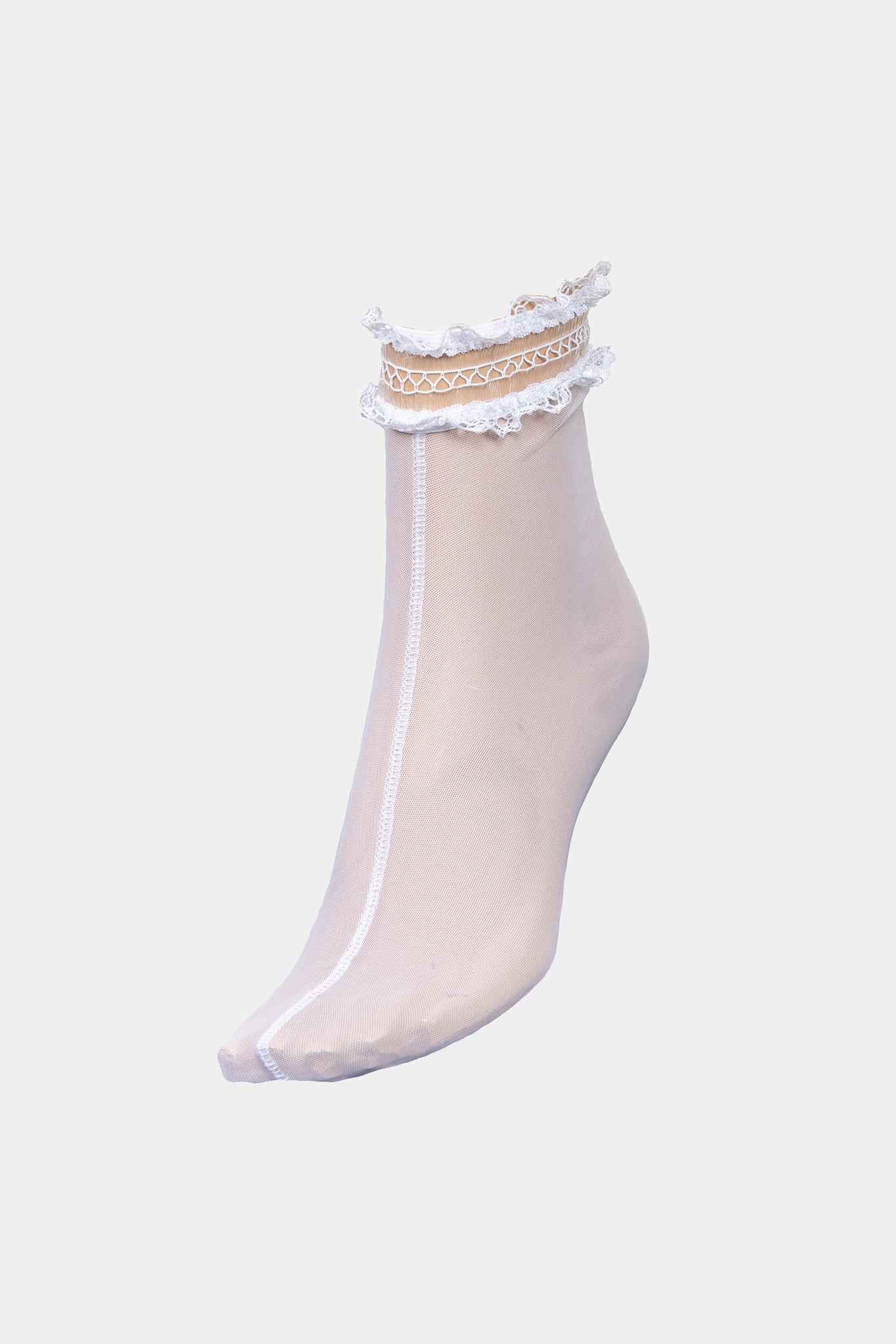 SOCKS - GLAMOUR - WHITE