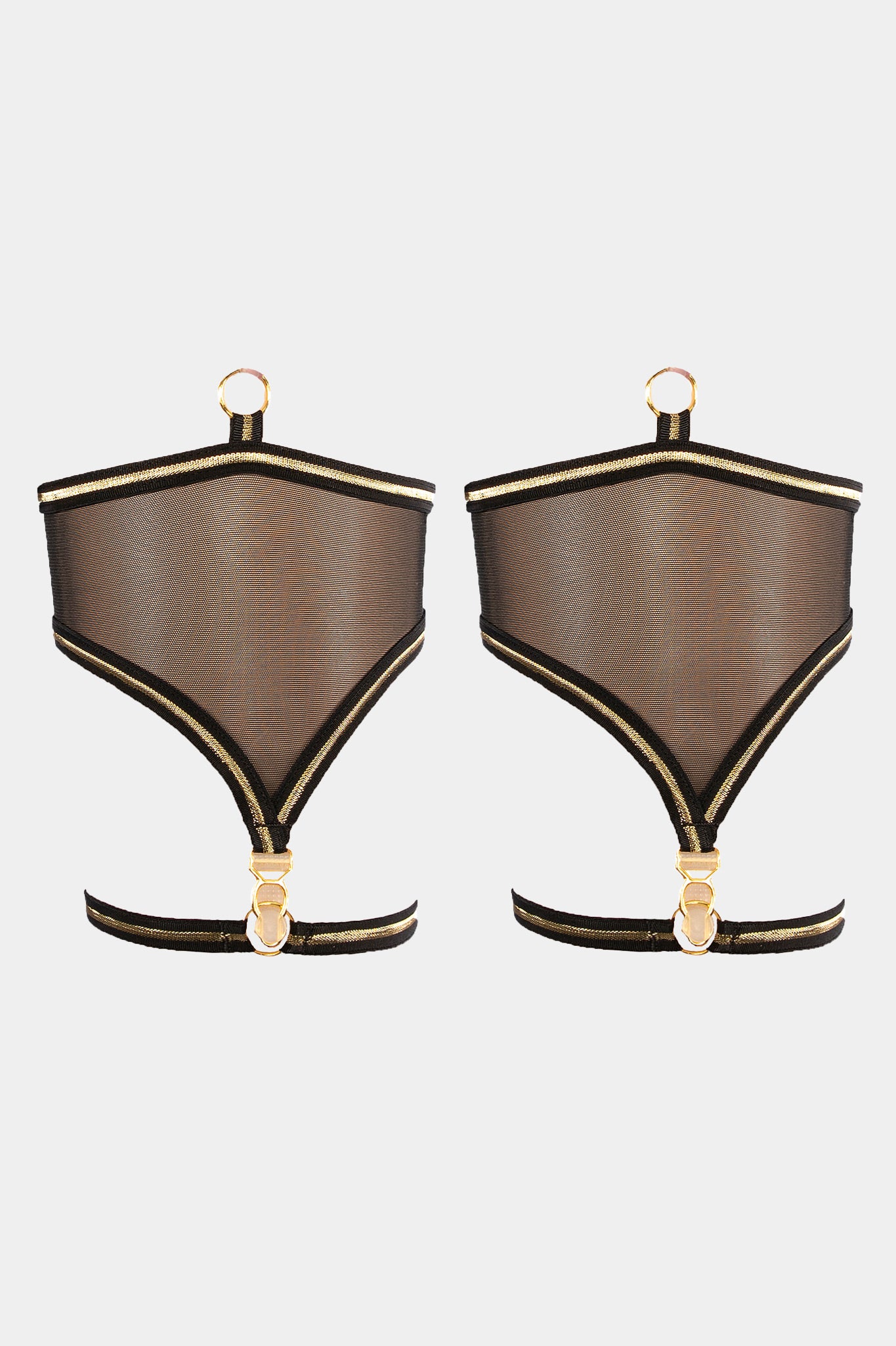 GARTER - BLACK QUEEN - BLACK GOLD