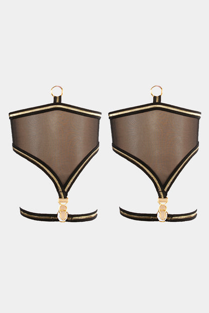 GARTER - BLACK QUEEN - BLACK GOLD