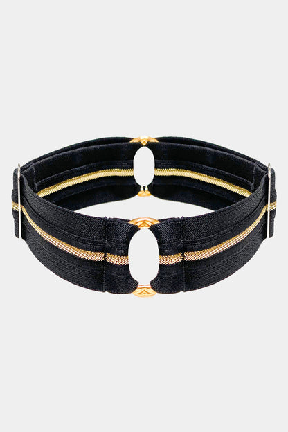GARTER - BLACK QUEEN - BLACK GOLD