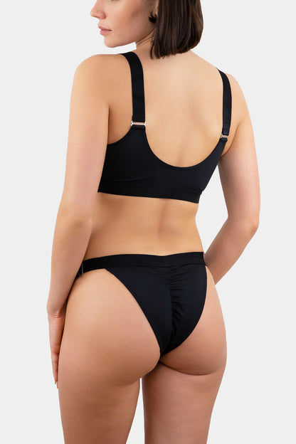 HIPSTER SWIM - BLOSSOM - BLACK