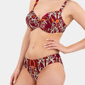 Clara - Print - Semi-padded swim bra